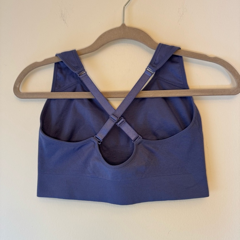 Puma Women's Blue/Periwinkle Sports Adjustable Bra 0028 - Picture 9 of 14